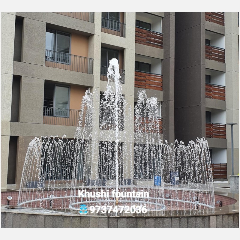 Duble Dome Fountain with jet