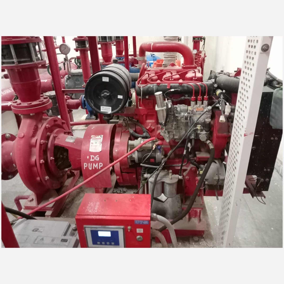 Fire pump installation