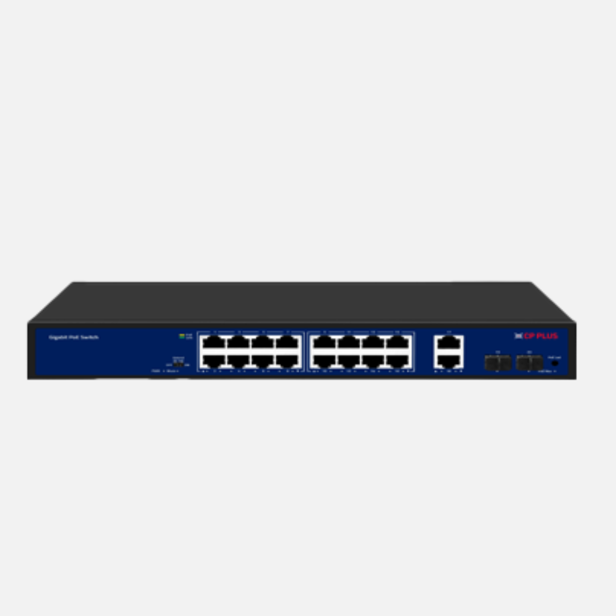 CP-DNW-GPU16G2F2-20 CP Plus 16 Port  All Gigabit Poe Switch Mbps 2x10/100/1000Base-X SFP uplink (Power Budget 200W)