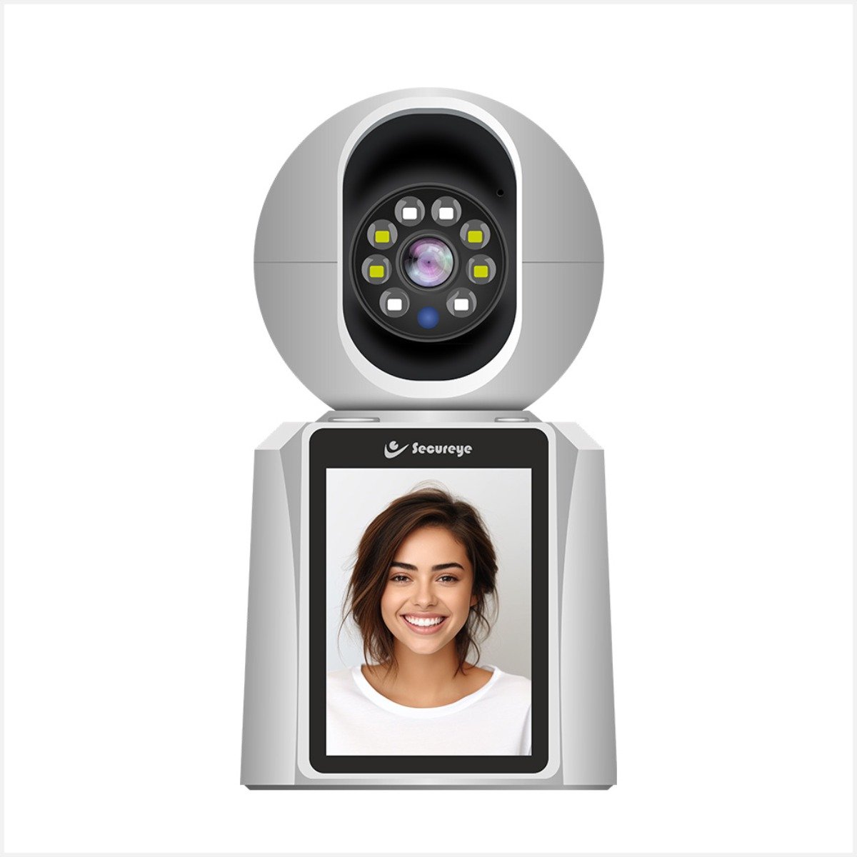 Secureye 3MP WiFi Talkframe Video Calling PT Camera | Smart Home Security S-CCI 